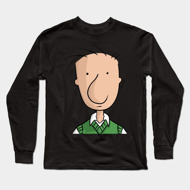 Doug Funnie Long Sleeve T-Shirt by JeremyBrownArt 